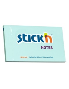 Märkmepaber StickN 21155 76x127mm 100L sinine
