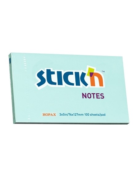 Märkmepaber StickN 21155 76x127mm 100L sinine