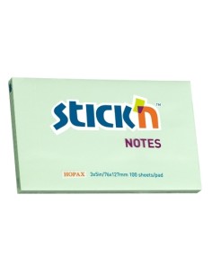 Sticky note Stick´N 21156 76x127mm green