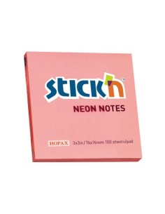 Sticky note Stick´N 21166 76x76mm pink