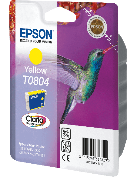 Tint Epson T0804 Stylus Photo R265/360 kollane