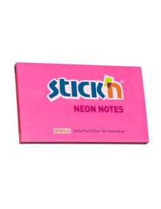 Märkmepaber StickN 21169 76x127mm 100L neoon magenta