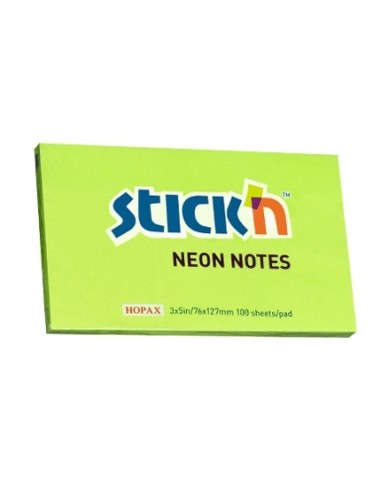 Sticky note Stick´N 21171 76x127mm lime