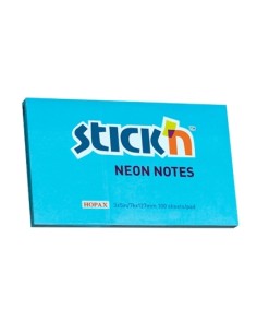 Sticky note Stick´N 21213 76x127mm blue