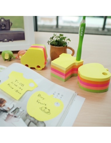 Sticky note Stick´N 21277 70x70mm Apple 400sh, neoncolors
