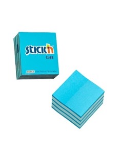 Märkmekuup StickN 21337 kaks värvi 51x51mm 250L neoonsinine
