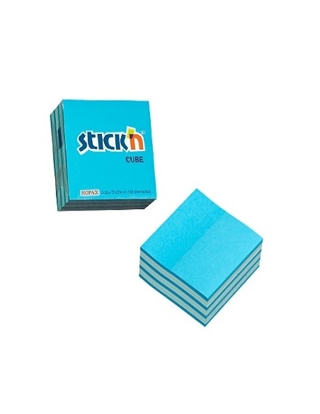 Sticky note Stick´N 21337 two colors 50x50mm250sh neonblue