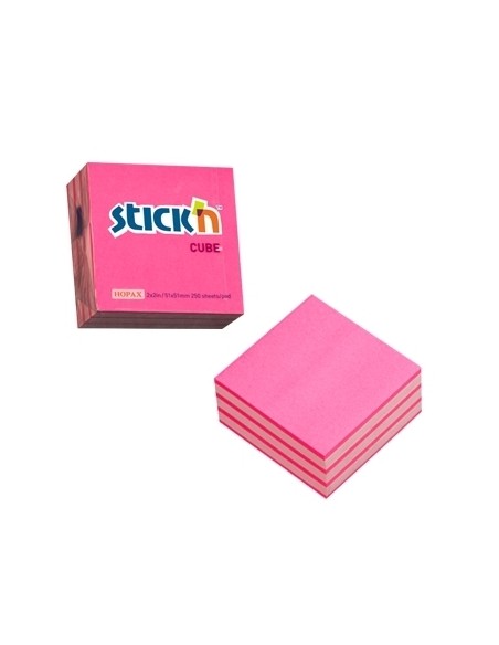 Sticky note Stick´N 21338 two colors 50x50mm250sh neonmagenta