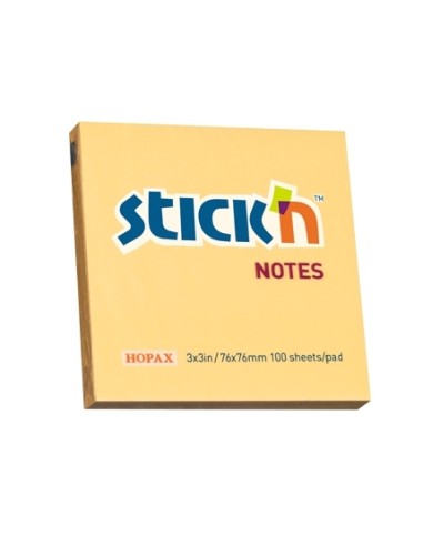 Märkmepaber StickN 21391 76x76mm 100L oranz