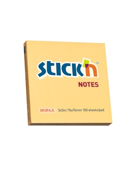 Sticky note Stick´N 21391 76x76mm orange