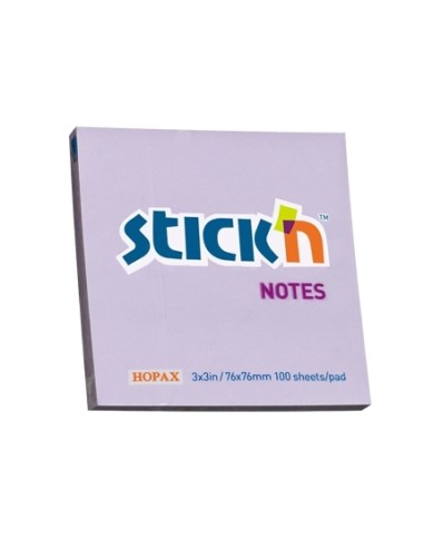 Märkmepaber StickN 21403 76x76mm 100L lilla