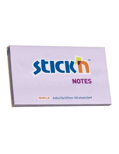 Märkmepaber StickN 21405 76x127mm 100L lilla