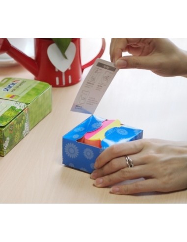 Sticky note-Z Stick´N 21430 76x76mm lill 200sh, neoncolors