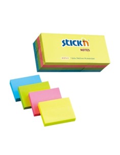 Märkmepaber StickN 21532 38x51mm 12x100L neoon assortii 12tk/pk
