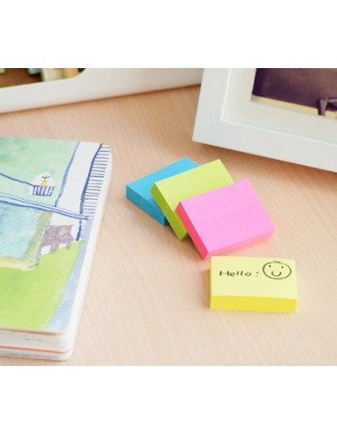 Sticky note Stick´N 21532 38x51mm 12 pads/pack, Assorted Neon, bundle wrapping