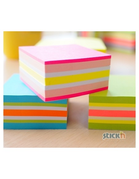 Märkmekuup StickN 21533 51x51mm 250L minikuup roosad toonid