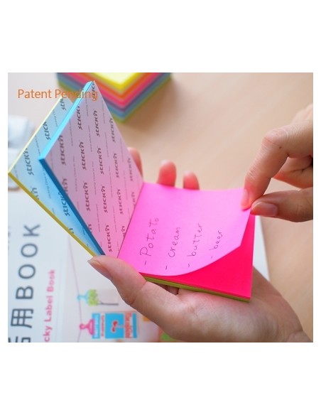 Sticky note Stick´N 21571 Magic pads 76x76mm 100sh 4x25pcs neon assorted