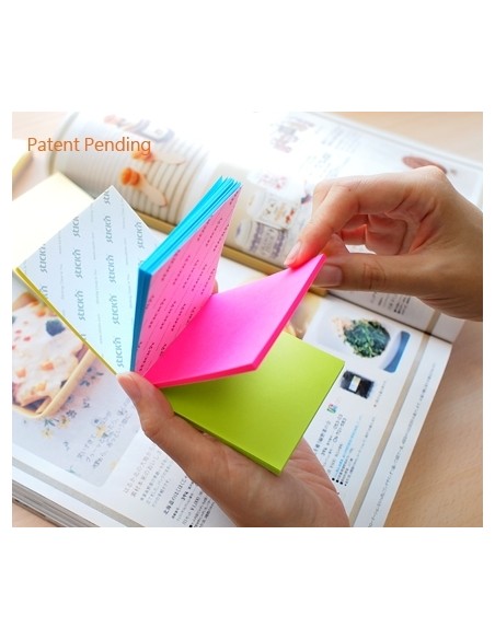 Märkmepaber StickN 21571 Magic pads 76x76mm 4x25L neoon assortii