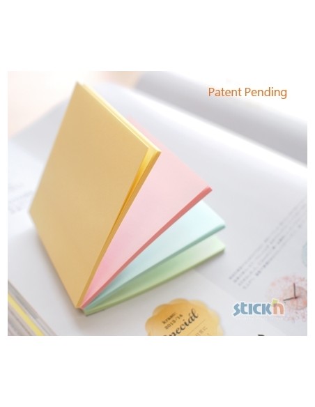 Sticky note Stick´N 21574 Magic pads 76x76mm 100sh 4x25pcs pastell assorted