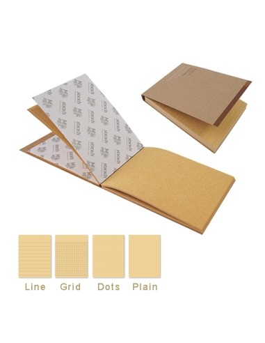 Märkmepaber StickN Kraft Magic pads 102x76mm 80Lx4 värvi