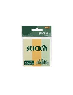 Märkmepaber StickN 21886 FSC 76x25mm 3x50L pastell assortii
