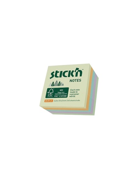 FSC Cube - 2"x2" ,240 sheets,Y+O+B+PU+G