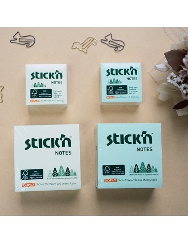 FSC Cube - 3"x3" ,400 sheets,Y+G+O+B