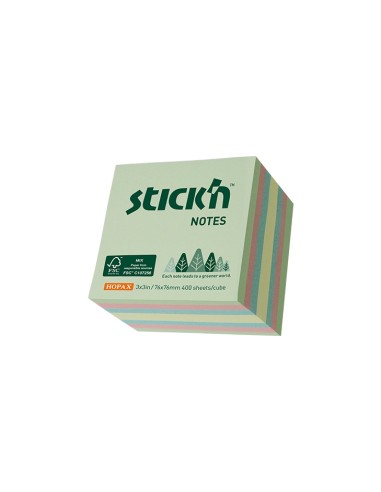 FSC Cube - 3"x3" ,400 sheets,G+PI+B+Y