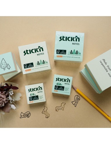 FSC Cube - 3"x3" ,400 sheets,G+PI+B+Y