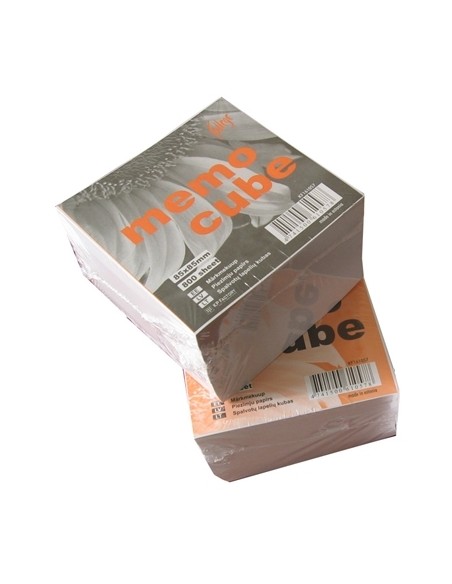 Märkmekuup College 8,5x8,5cm 800L, valge