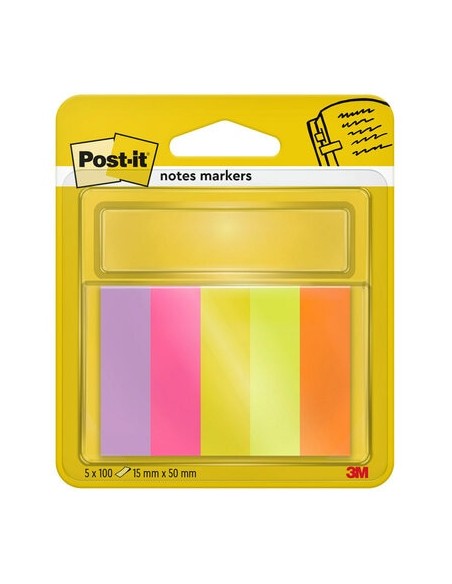 *Indexes 3M Post-it 670/5 5-colors, 15mmx50mm