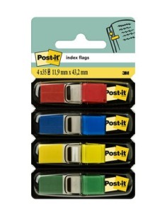 *Indexes 3M Post-it 683-4 0.5" refill packaging, 4 cartridges