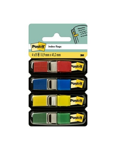 *Indexes 3M Post-it 683-4 0.5" refill packaging, 4 cartridges