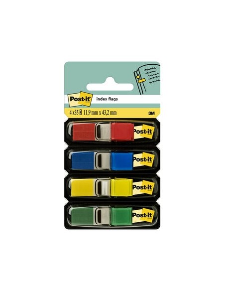 *Indexes 3M Post-it 683-4 0.5" refill packaging, 4 cartridges