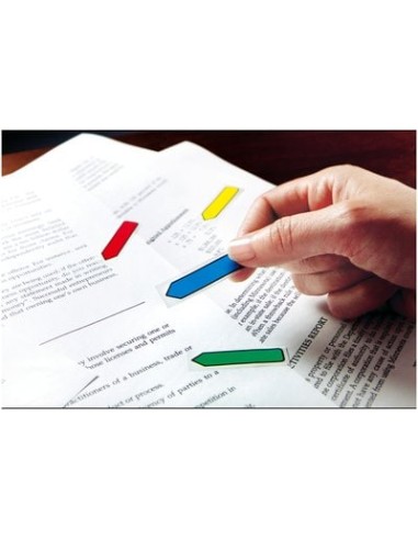 Järjehoidja 3M Post-it Indeksid komplekt 4x24tk nool, alusel