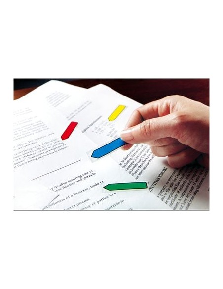 Järjehoidja 3M Post-it Indeksid komplekt 4x24tk nool, alusel