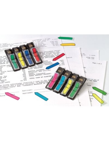 Järjehoidja 3M Post-it Indeksid komplekt, 5x20tk 11,9x43,2mm nool 684-ARR1EU