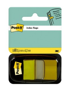 Järjehoidja 3M Post-it Indeks 50tk kollane