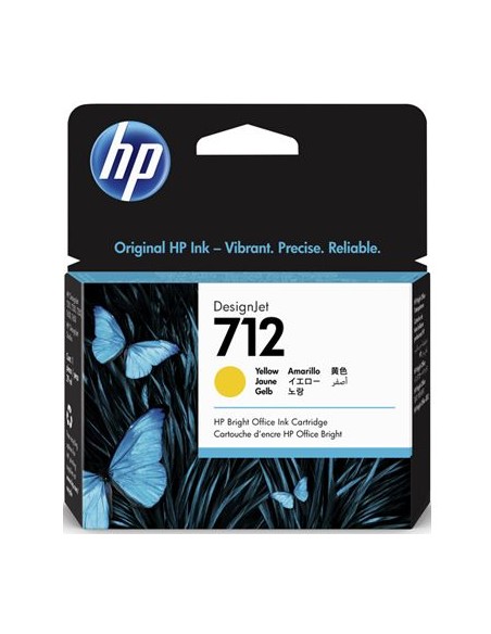 Tint HP 712, originaal, kollane, 29ml
