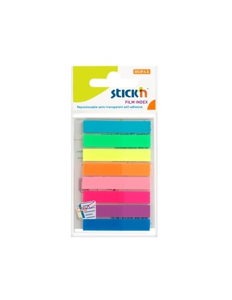 Järjehoidja StickN 21401 plastikust 8-värvi 45x8mm