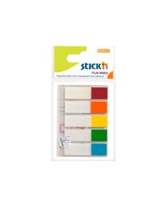 Järjehoidja StickN 21465 indeksid 45x12mm 5x25L valged