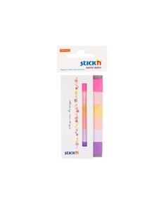 Paper index, 45x15mm, 30sheets, 6 pads/pack, Spring