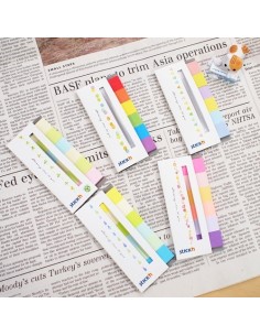 Paper index, 45x15mm, 30sheets, 6 pads/pack, 2