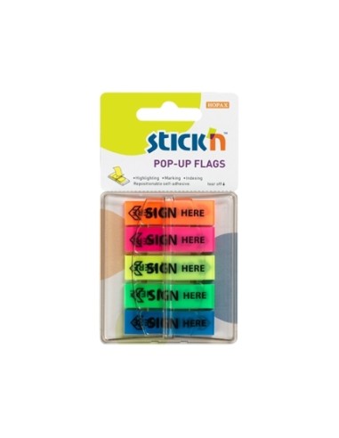 Index Stick´N 26004 indexes 45x12mm 5x150pcs arrows allkiri