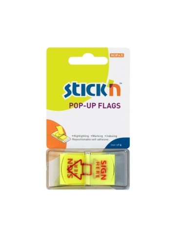 Järjehoidja StickN 26015 indeksid 45x25mm 50L allkiri siin blistris