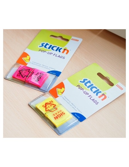 Index Stick´N 26015 indexes 45x25mm 50pcs allkiri siin