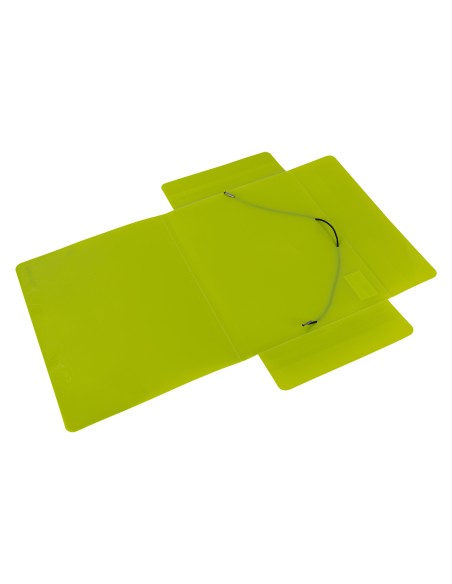Mapp nurgakummiga DELI Rio A4 plastik assortii