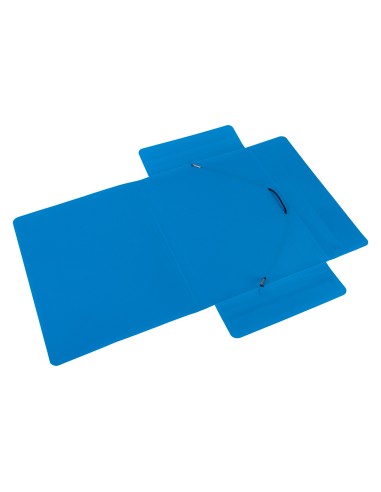 Mapp nurgakummiga DELI Rio A4 plastik assortii