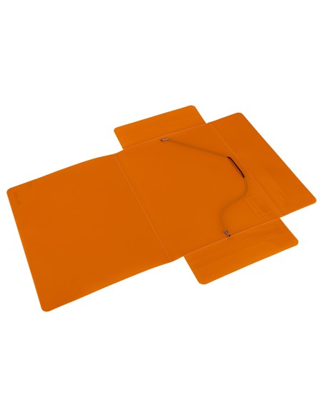 Mapp nurgakummiga DELI Rio A4 plastik assortii
