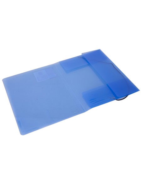 Mapp nurgakummiga DELI Start A4 plastik läbipastev assortii